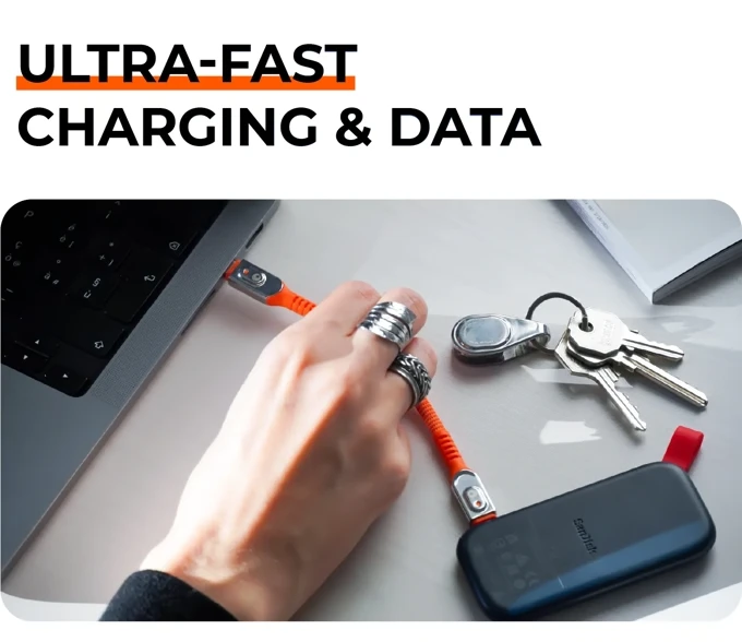 Ultra-fast charging and data